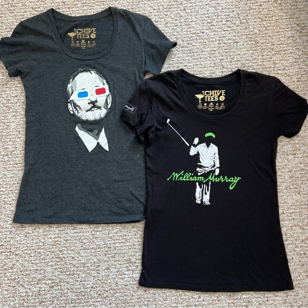 Chive William Murray Tshirts Set of 2